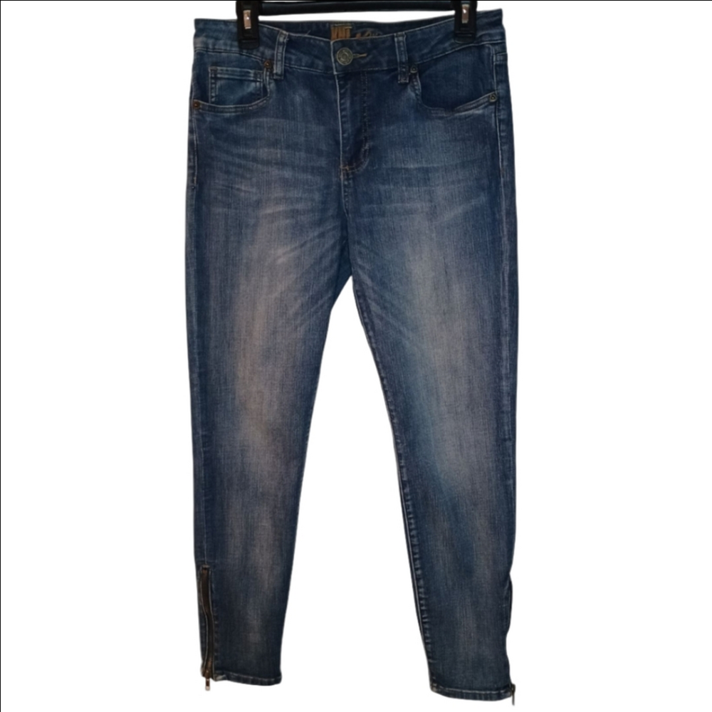 Kut From The Kloth Zipper Ankle Jeans, Size 10